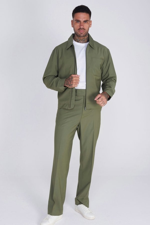 Harry Brown London Malaga Harry Brown Trouser in Khaki