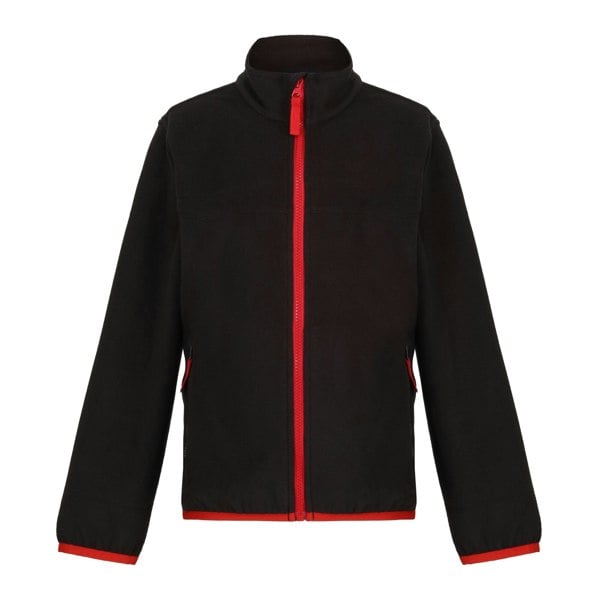 Regatta Boy's Microfleece Full Zip Fleece Jacket - Black