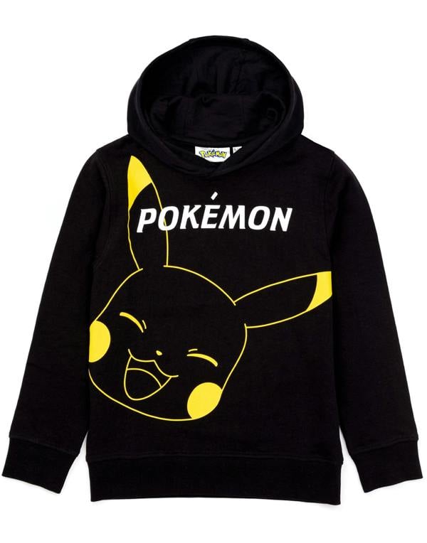 Pokemon Boys Black Pikachu Hoodie