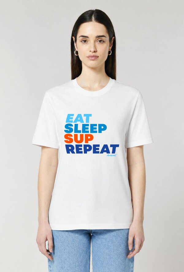 Aquaplanet Organic Cotton Eat, Sleep SUP Repeat T-Shirt