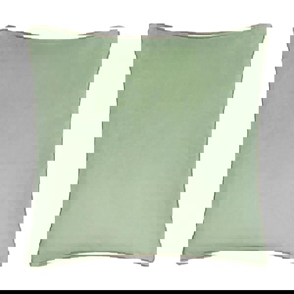 Furn Meridian Velvet Cushion Cover - Eucalyptus/Natural