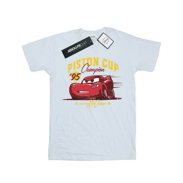 Disney Boys Cars Piston Cup Champion T-Shirt - White