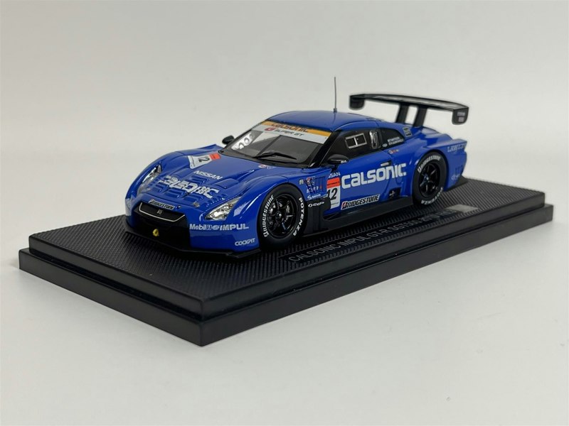 Ebbro Nissan GTR Calsonic Impul SGT500 2010 Rd.3 Fuji #12 1:43 Scale 44443