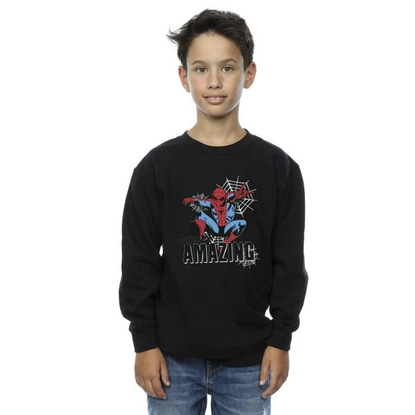 Marvel Boys Spider-Man Amazing Sweatshirt - Black