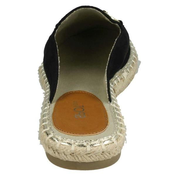 Spot On Ladies Spot On Closed Toe Espadrilles F2261