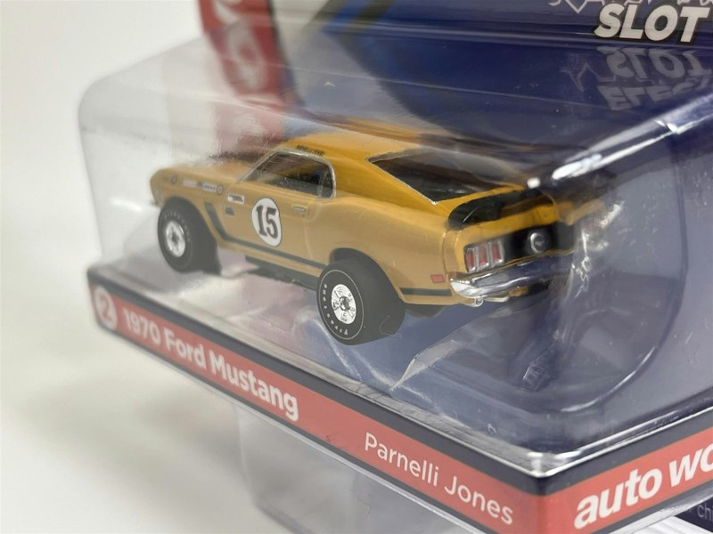 Auto World Slot Cars 1970 Ford Mustang P Jones Thunderjet Ultra G HO Slot Car SC357-2