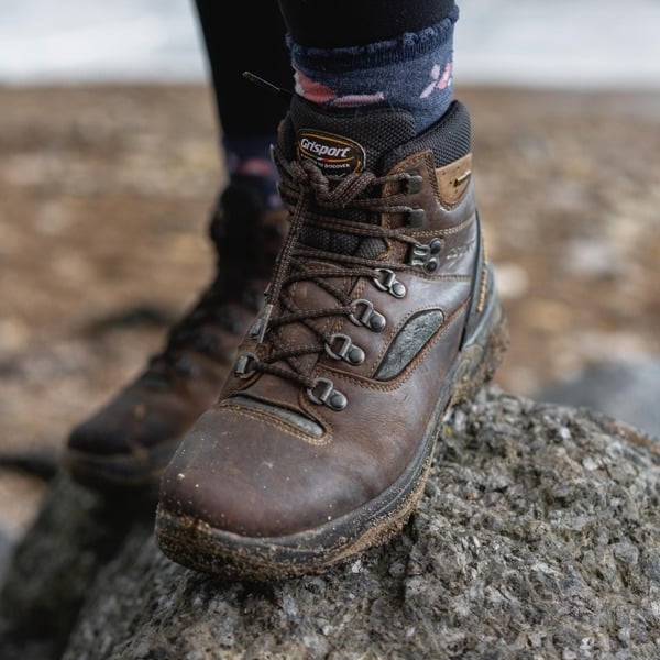 Grisport Mens Quatro Waxy Leather Walking Boots - Brown