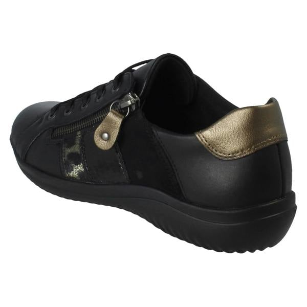 Remonte Ladies Remonte Lace and Zip Fastening Casual Trainer Shoes D1E00