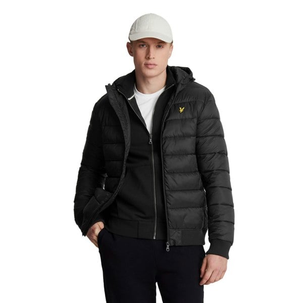 Lyle & Scott Mens Wadded Jacket - Jet Black