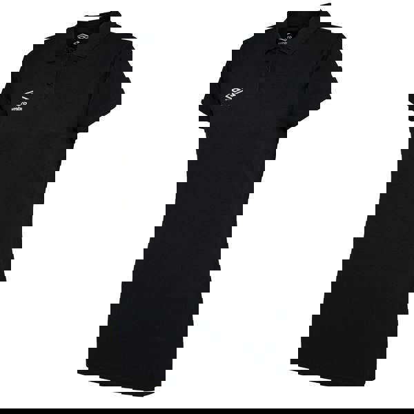 Umbro Womens/Ladies Club Essential Polo Shirt - Black/White