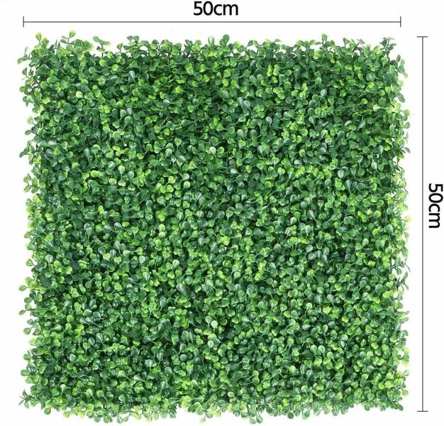 HYGRAD BUILT TO SURVIVE Artificial Boxwood Topiary Green Artifical Grass Screen Fencing Hedge Panels UK