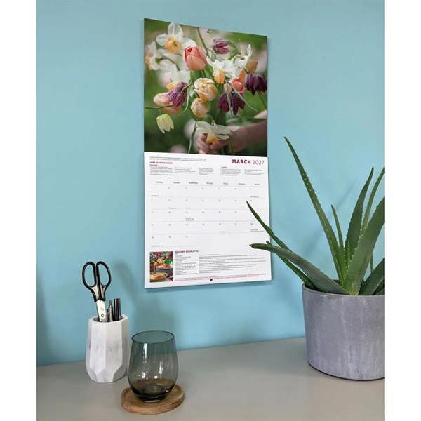 Sarah Raven, Garden And Cookery Calendar 2027, Wall Calendars, Month To View, Lifestyle, Gift