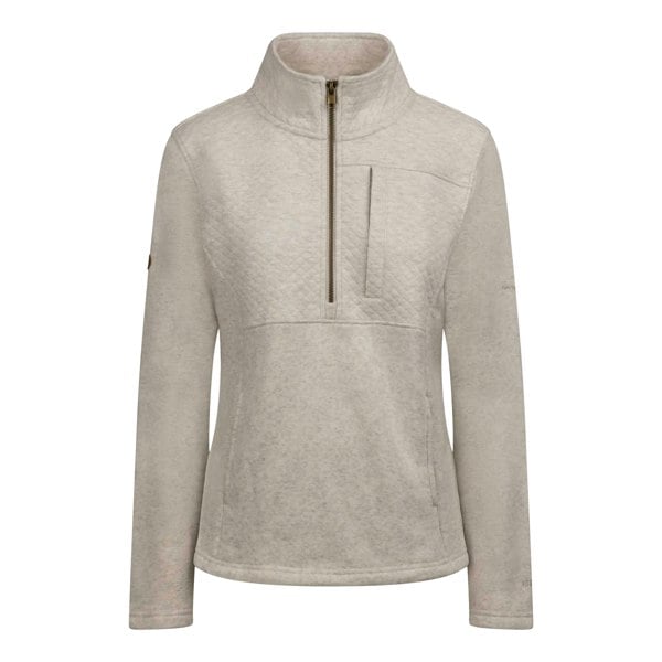 Trespass Women's Hoxie Marl Fleece Top - Cream Marl