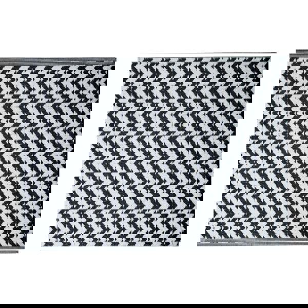 Samuel Alexander 1.5m x 2.1m Atlantis Large Outdoor Alfresco Patio Rug Mat in Onyx