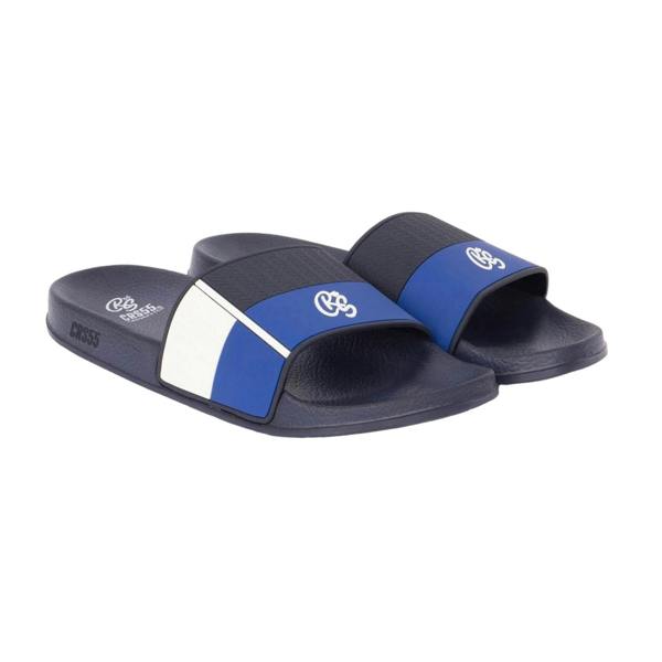 Crosshatch Mens Rentrays Sliders - Blue - 