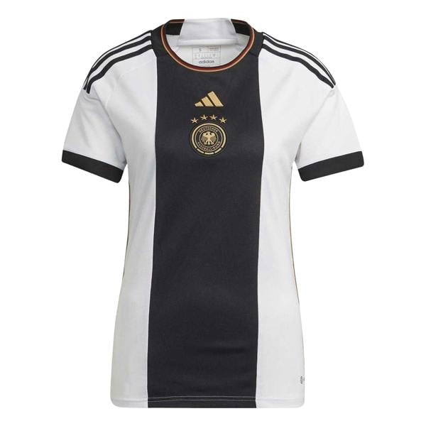 Adidas Womens/Ladies AFC 2022 Germany Crew Neck T-Shirt - White - 