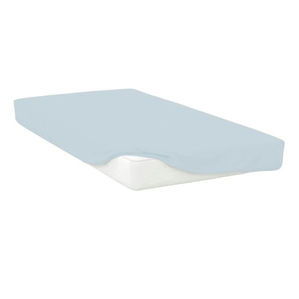 Belledorm Easycare Percale Extra Deep Fitted Sheet - Duck Egg Blue - 