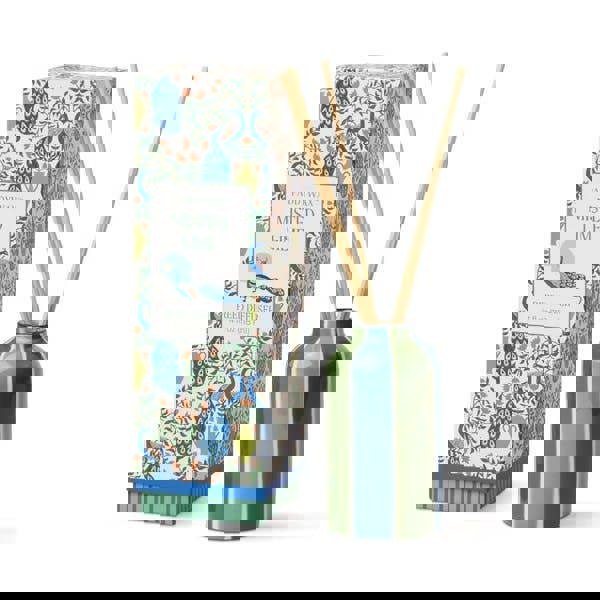 A fresh, citrus-forward scent with balanced fruity and earthy undertones.