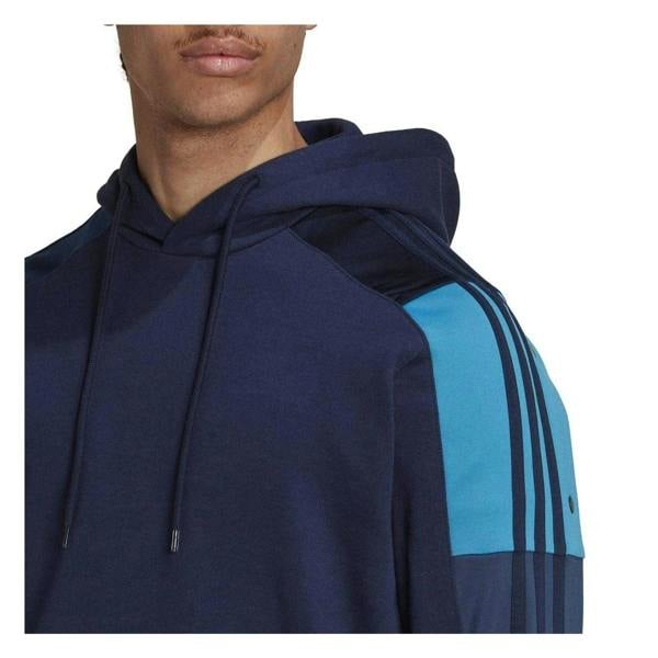 Adidas Mens Regular Raglan Hoodie - Blue - 