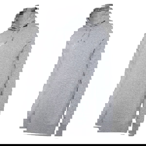 Umbro Mens Club Leisure Hoodie - Grey Marl/White