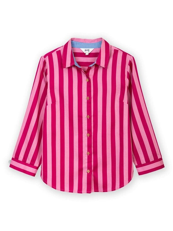 Kite Womens Organic Super Stripe Wimborne Sateen Shirt