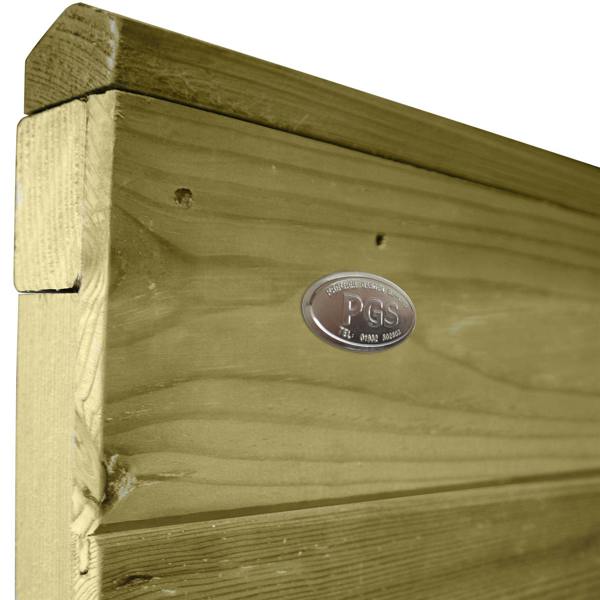 4 pack fence panel ultimate horizontal t&g [w.6ft x h.1ft] 1