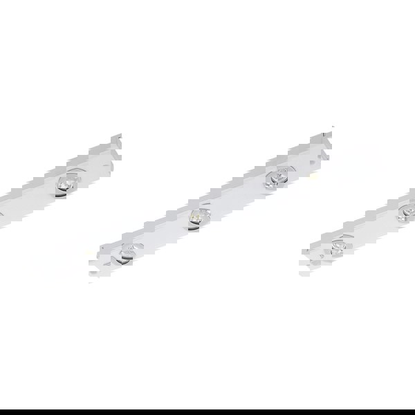 Flush Ceiling Light Colour White Steel Rocker Switch Bulb LED 3x2.3W Included Loops