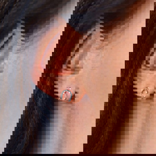 Horseshoe Stud Earrings