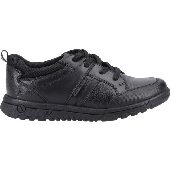 Hush Puppies Steven Senior Leather Boys's Black Lace-Up Shoes