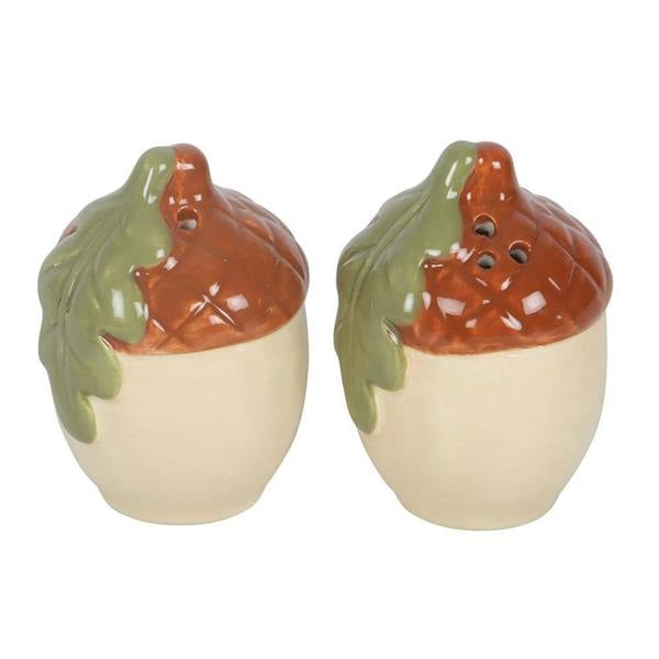 Kingsbury Gifts Ceramic Acorn Salt & Pepper Shakers