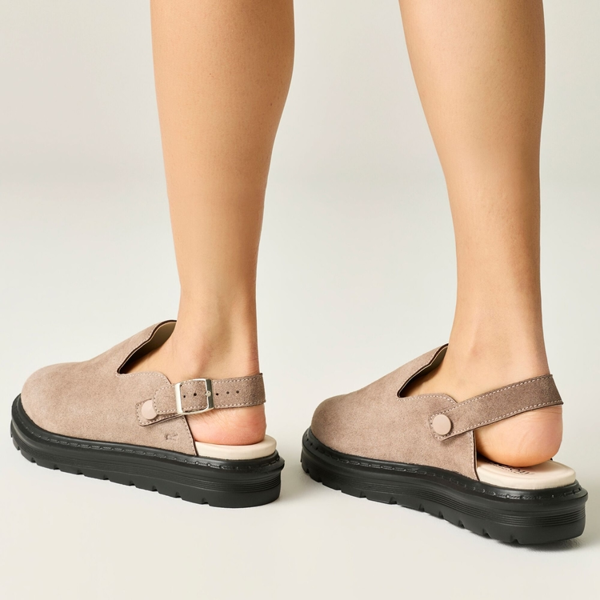 Regatta Womens Pearl Chunky Clogs - Taupe