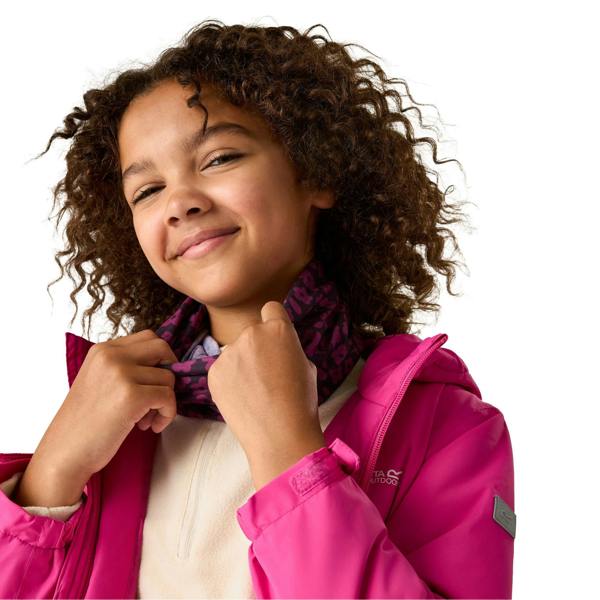 Regatta Childrens/Kids Multitube II Floral Snood - Violet Fig - 