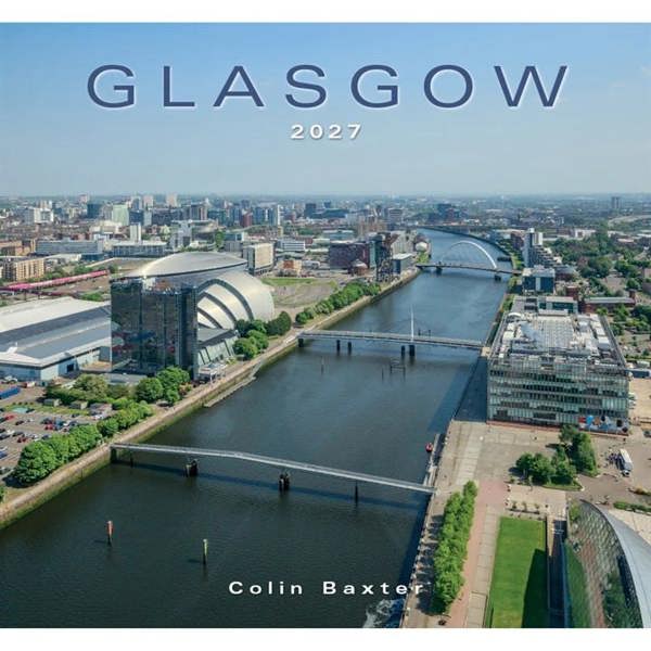 Colin Baxter, Glasgow Calendar 2027, Wall Calendars, Month To View, Travel, Gift