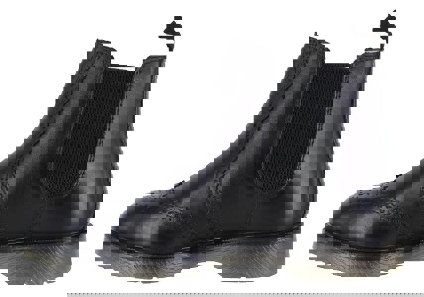 Frank James Warkton Mens Classic Dealer Chelsea Leather Brogue Ankle Boots