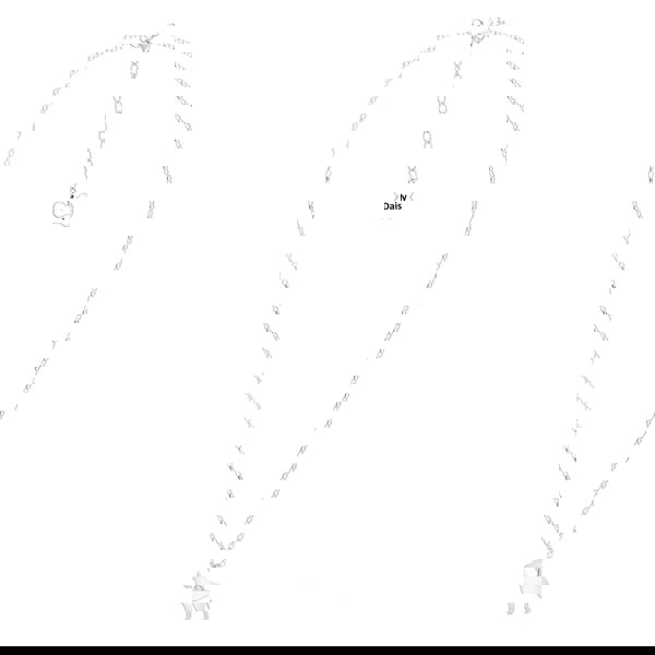 Manchester Terrier Silhouette Silver Necklace - Personalised - MYLEE London