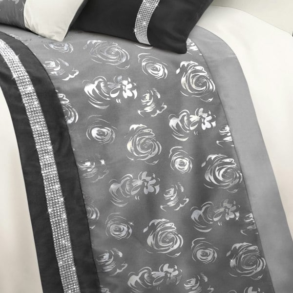 Intimates Foil Printed Luxury Duvet Cover & Pillowcase Set in Chic Colours - Soft Touch, Wrinkle-Resistant Bedding Set