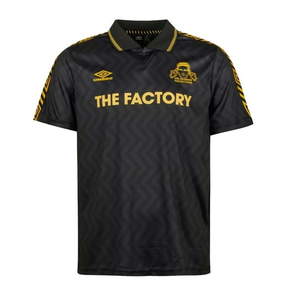 Umbro Mens Factory Records Away Jersey - Black