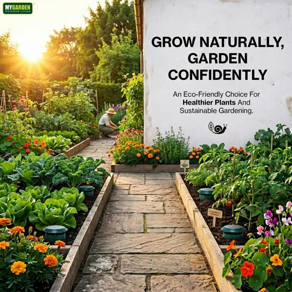 My Garden Outdoor Living Snail and Slug Trap Eco Friendly Non-toxic Plastic Pest Catcher Box Safe Outdoor Gardening flowers Pack of 4