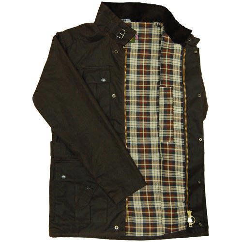 Game Continental Belted Motorbike style Wax Jacket