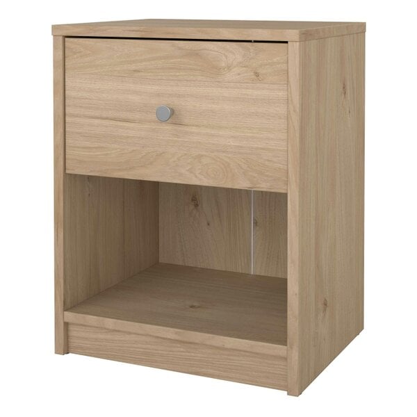 Wyld Haus Kaohsiung Hickory Oak Effect Bedside Table 1 Drawer