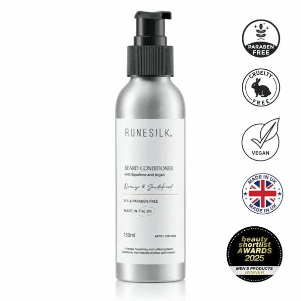 RUNESILK Beard Conditioner - Orange and Sandalwood (150ml)