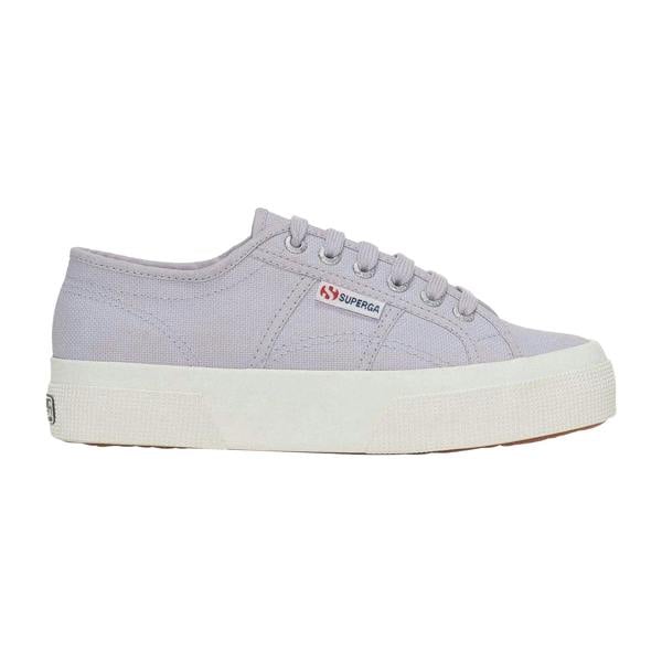 Superga Womens/Ladies 2740 Lace Up Platforms - Light Violet/Avorio - 