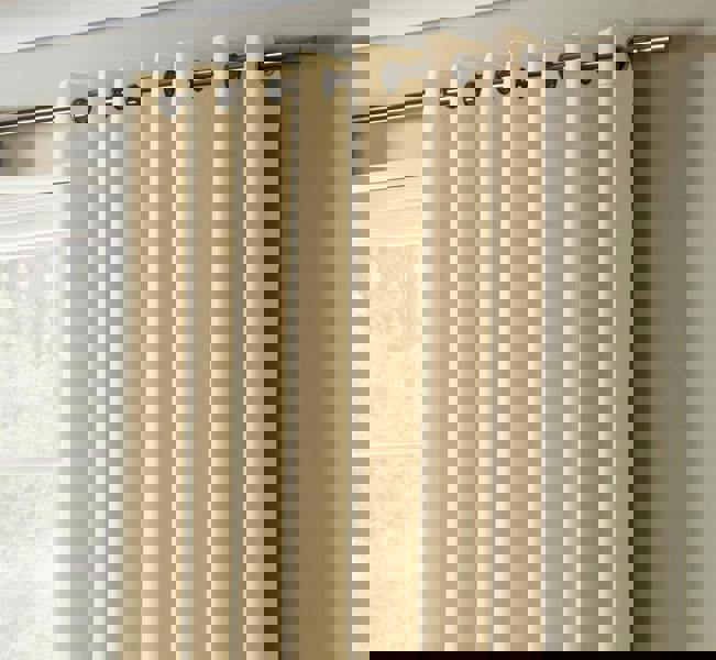 Luxury Living Plain Blackout Ring top Curtains