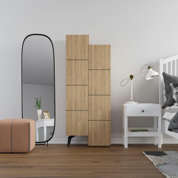 Decortie Stair Modern Storage Cabinet Multipurpose