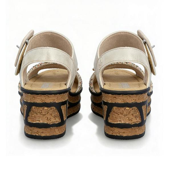 Rieker 68172 Ankle Strap Sandals   in  White