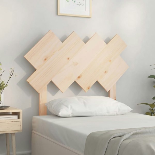 Berkfield Bed Headboard 92x3x81 cm Solid Wood Pine