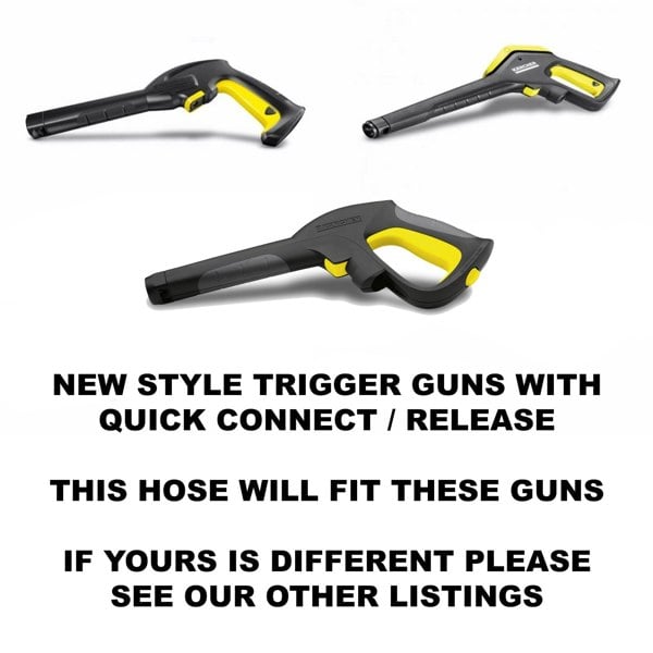 10m Karcher Click Bayonet - Click Bayonet Heavy Duty Rubber K series Hose