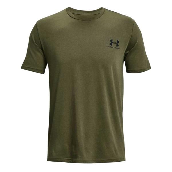 Under Armour Mens Sportstyle Chest Logo T-Shirt - Marine OD Green - 