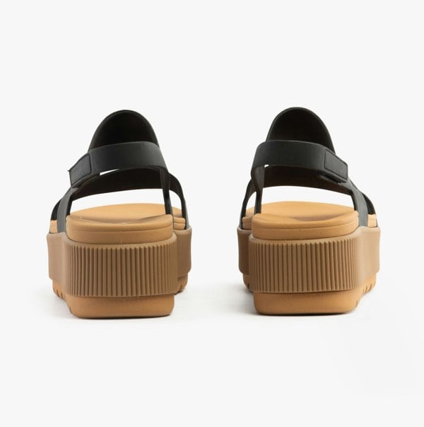 Reef WATER VISTA HIGHER Womens Sandals Black/Tan