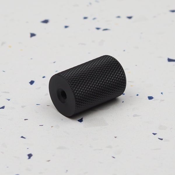Handle & Home Matt Black Knurled Knob
